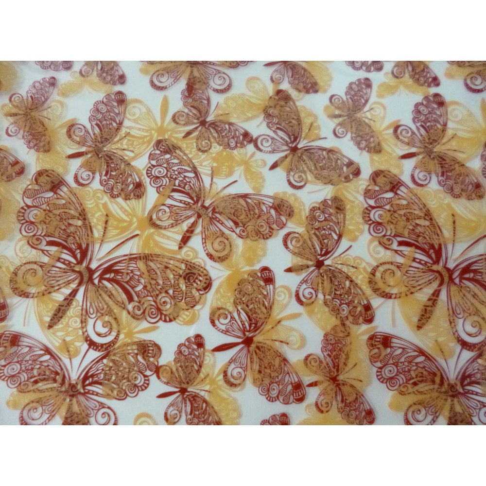 Red Gold and Chocolate Transfer Sheet Red Gold and Chocolate Transfer Sheet