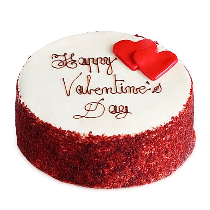 Red Velvet Valentine Cakes