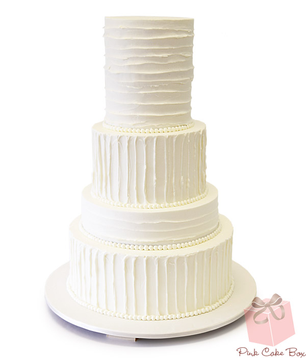 Simple Buttercream Wedding Cake Simple Buttercream Wedding Cake