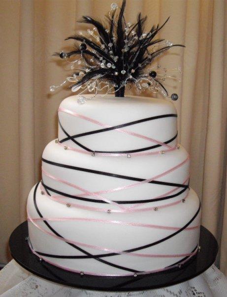 Simple Three Tier Wedding Cakes