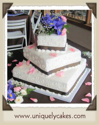 Square Stacked Cake Square Stacked Cake