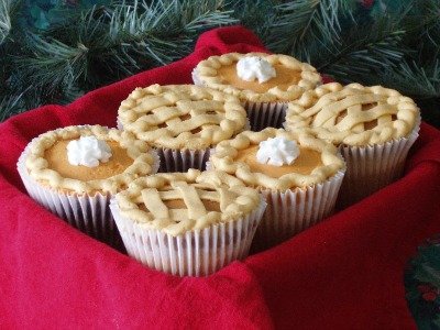 Thanksgiving Pie Cupcakes