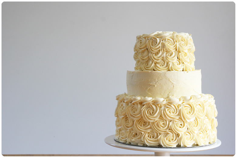 Tiered Rosette Cake Tiered Rosette Cake