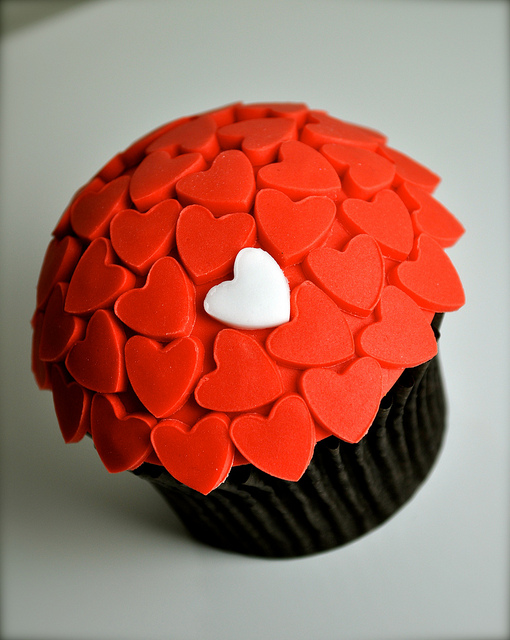 10 Photos of Heart Valentine's Day Cupcakes