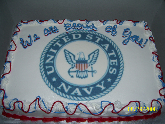 United States Navy Cake Topper