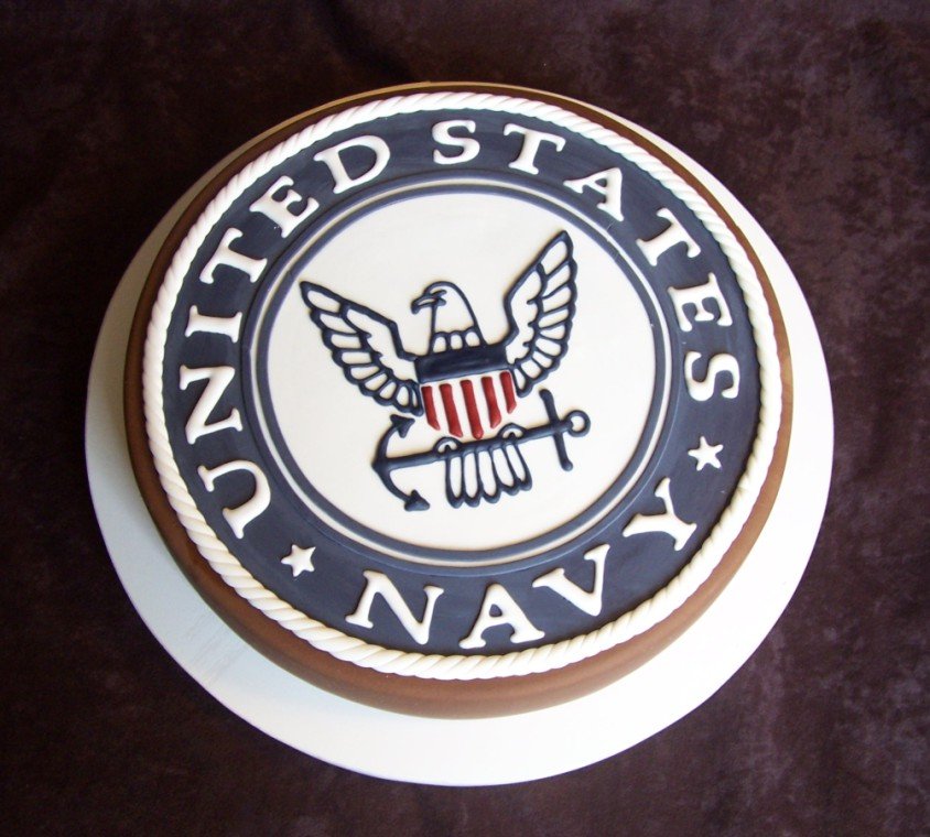 US Navy Grooms Cake
