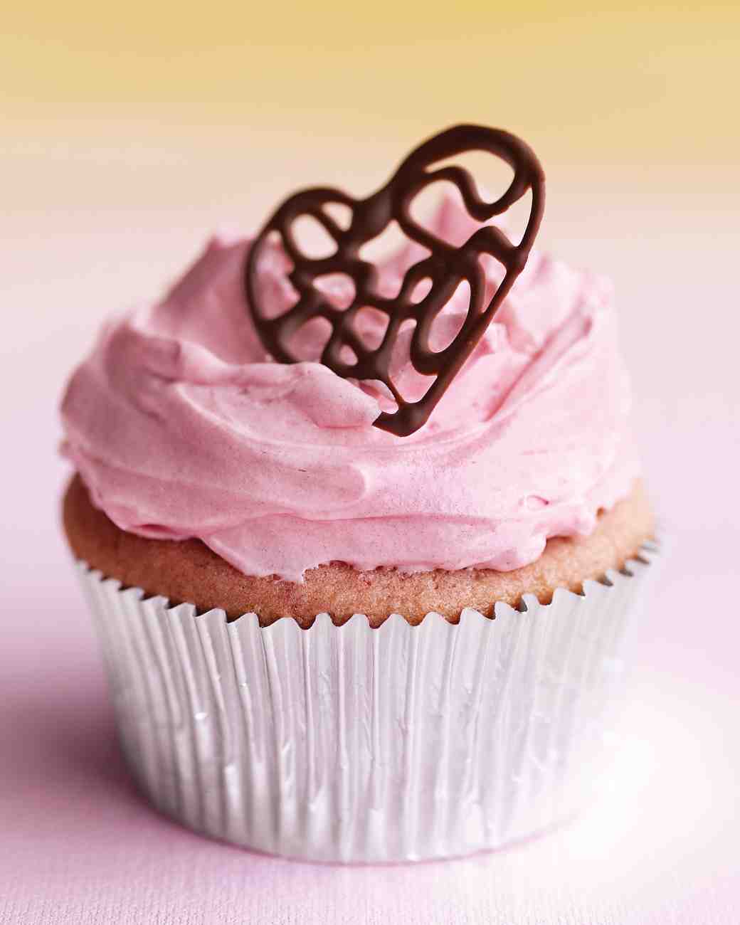 9 Photos of Chocolate Heart Garnish Cupcakes 9 Photos of Chocolate Heart Garnish Cupcakes