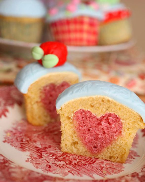 Valentine Cupcake Heart