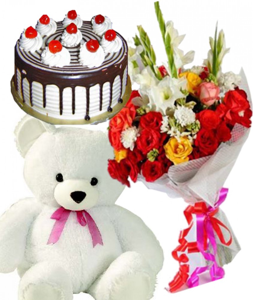 Valentine Flower Basket Cake Valentine Flower Basket Cake