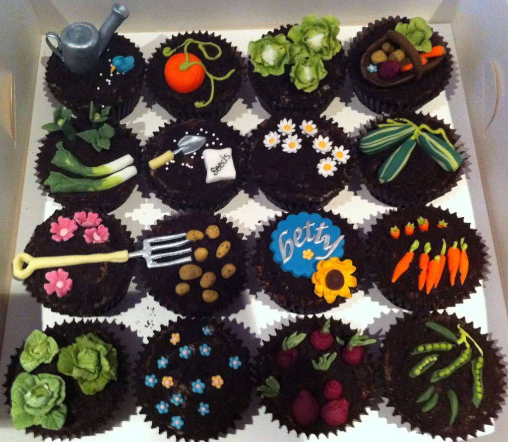 Vegetable Garden Cupcakes