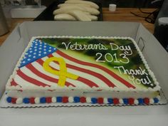 Veterans Day Cake Decorations