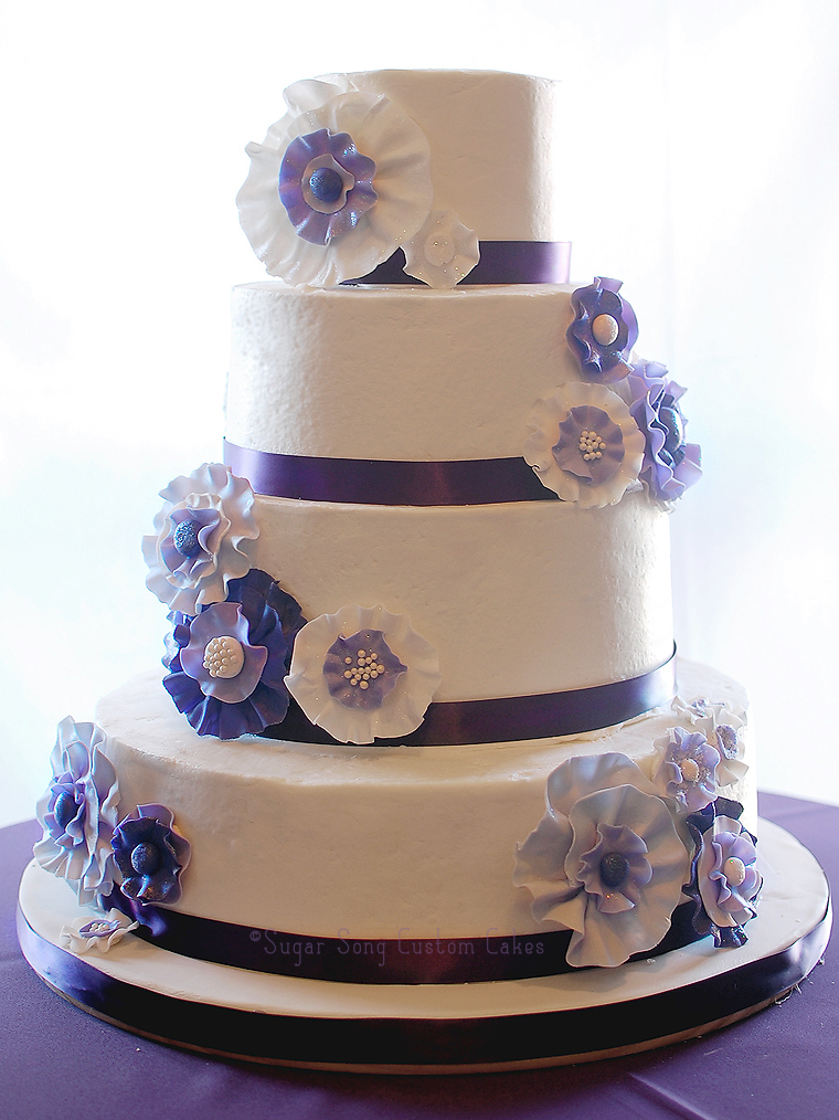 Vintage Wedding Cake Flowers