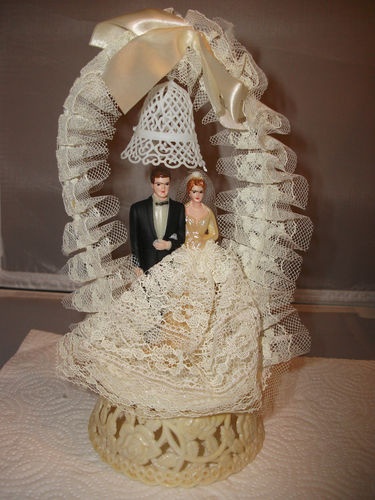 Vintage Wedding Cake Topper