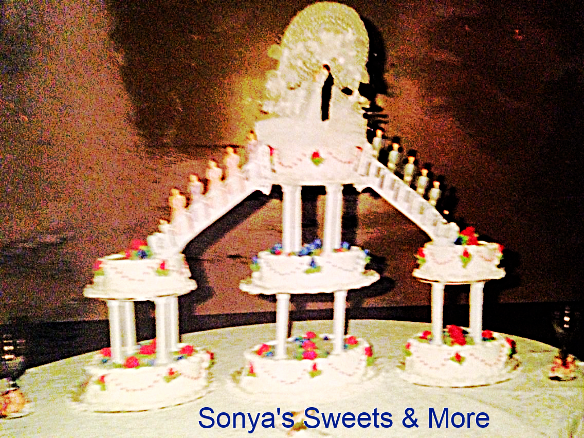 Wedding Cake with Stairs Wedding Cake with Stairs