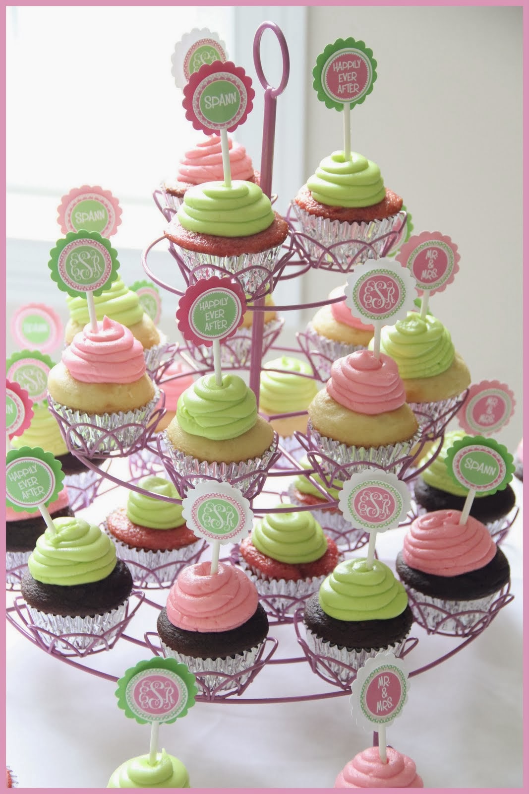 Wedding Shower Cupcake Cakes