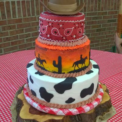 Western Birthday Cakes for Boys
