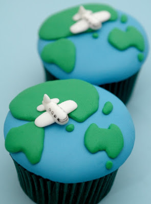 World Traveler Cupcakes