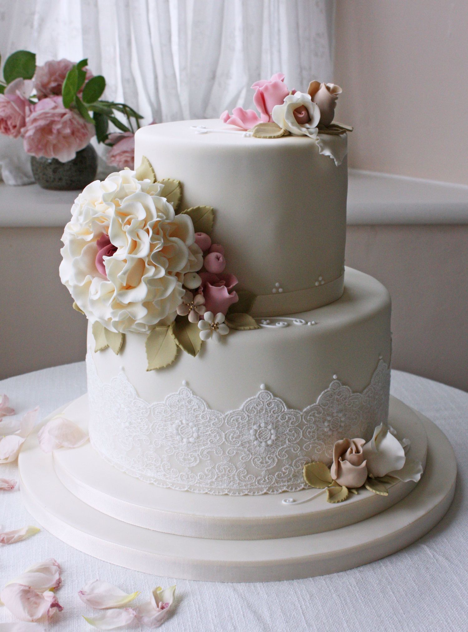 2 Tier Wedding Cake Ideas