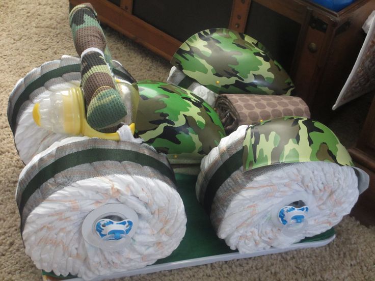 4 Wheeler Diaper Cake