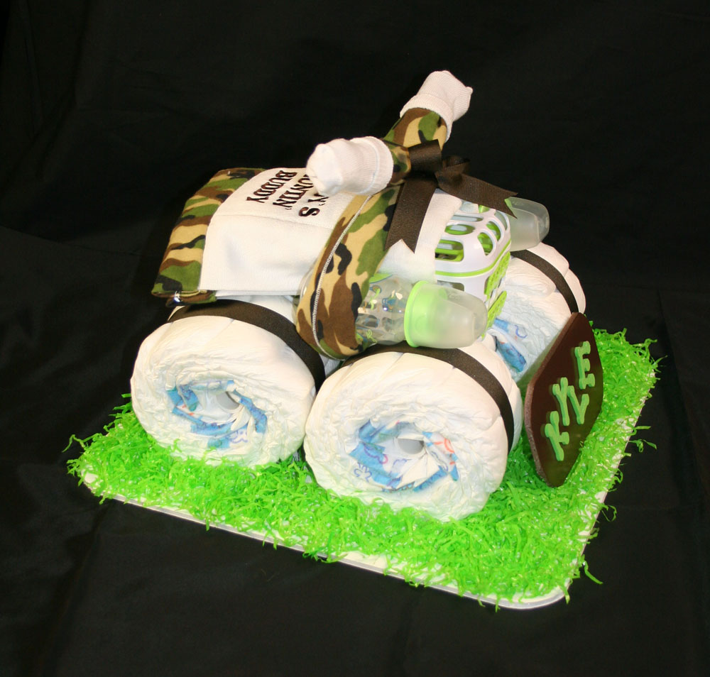 4 Wheeler Diaper Cake