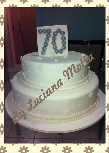 70th Anniversary Cake