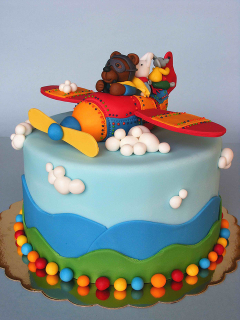 Airplane Birthday Cake