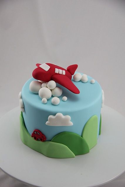 Airplane Cakes for Little Boys