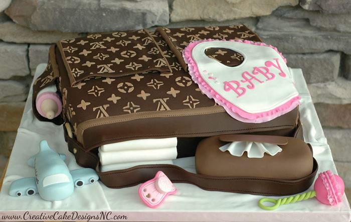 Baby Shower Cake Diaper Bag Baby Shower Cake Diaper Bag