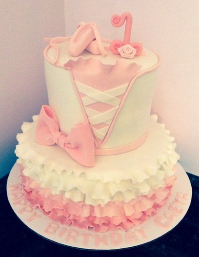 Ballerina Tutu Birthday Cake