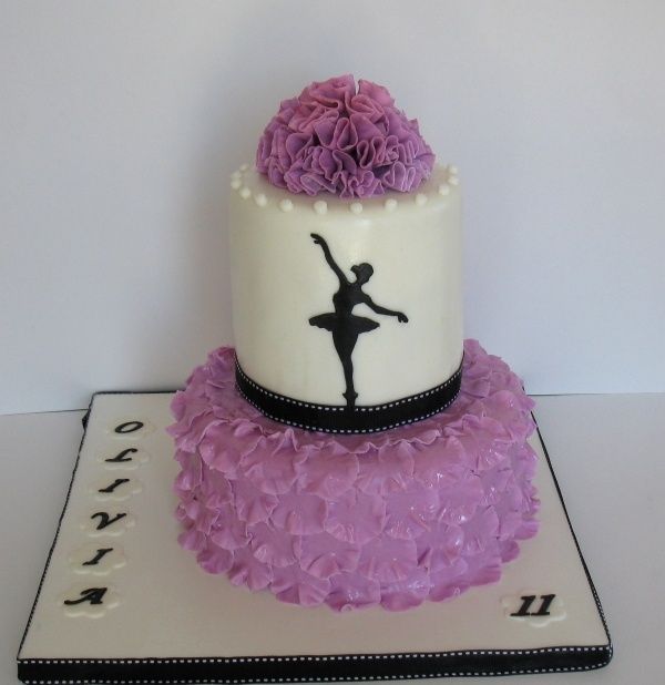 Ballet Dance Birthday Cake