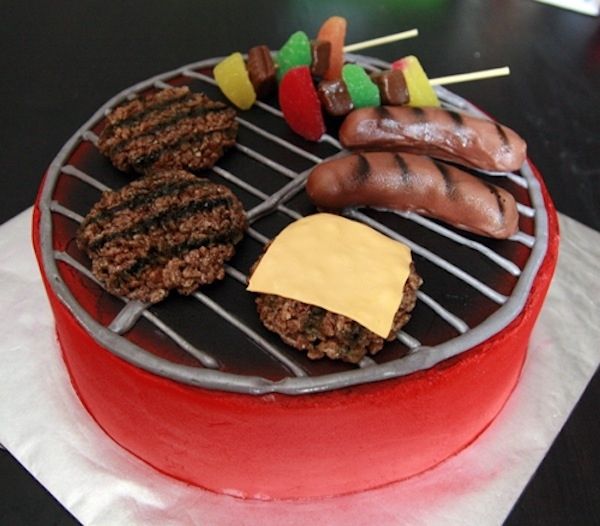 BBQ Grill Cake Ideas