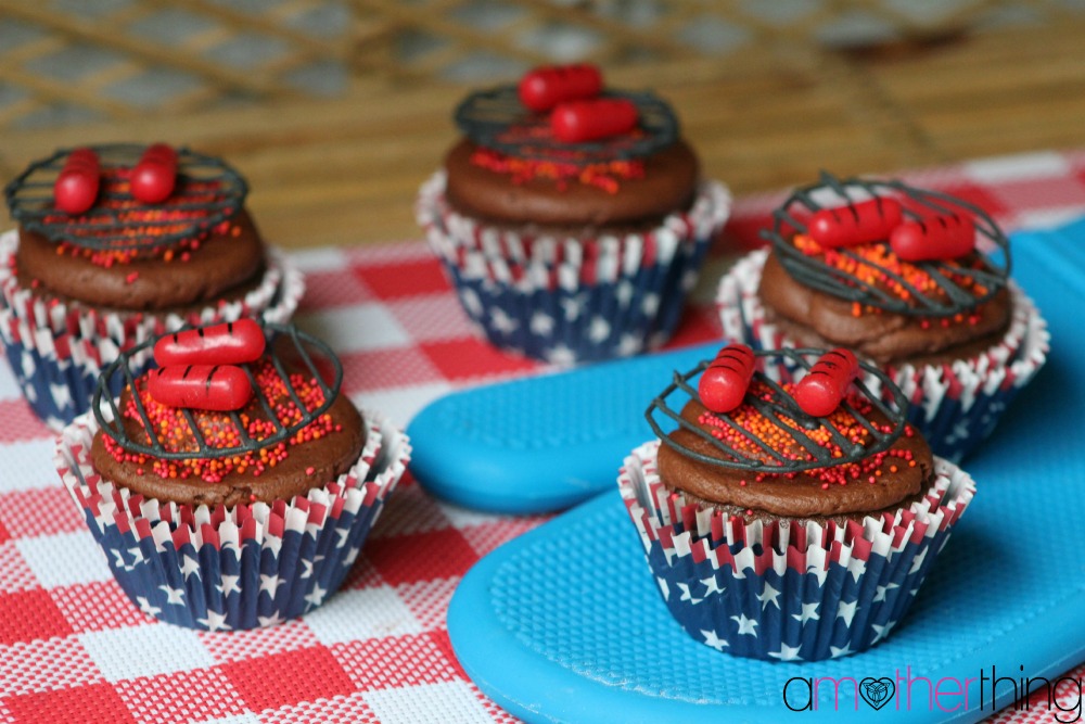 BBQ Theme Cupcakes
