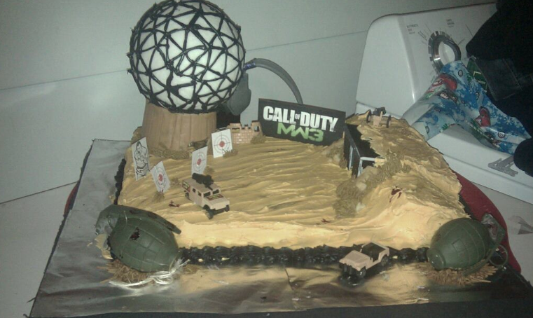 Birthday Cake Call of Duty MW3