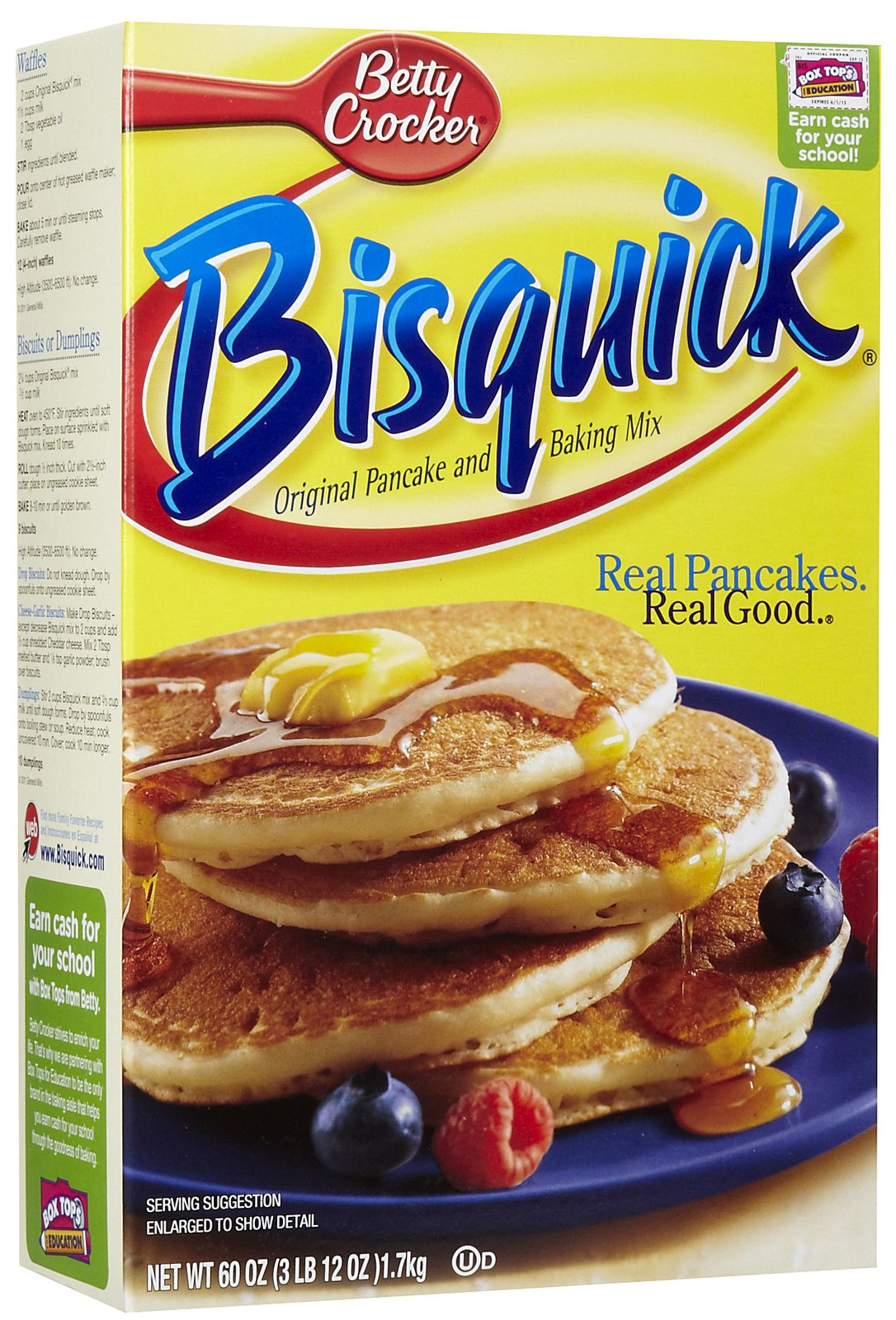 Bisquick Pancake Box