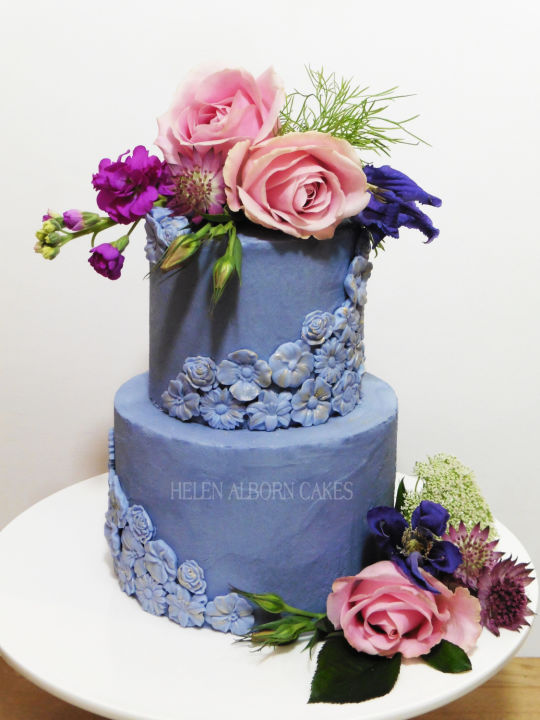 Bohemian Style Wedding Cake Bohemian Style Wedding Cake