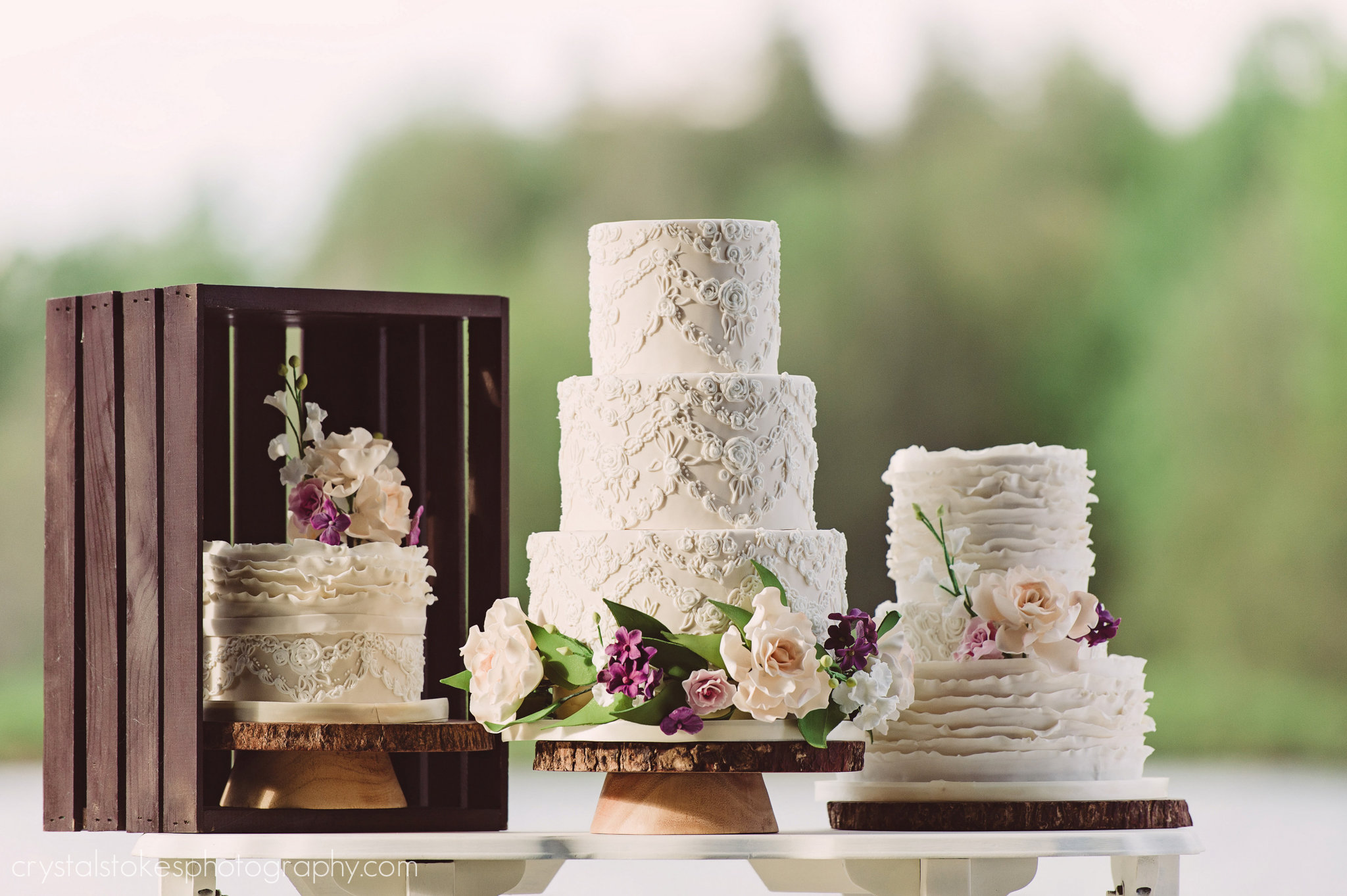 Bohemian Style Wedding Cake