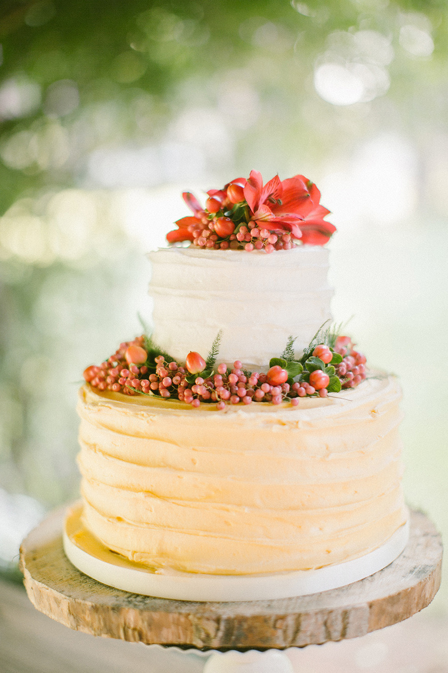 Boho Chic Wedding Cake Boho Chic Wedding Cake