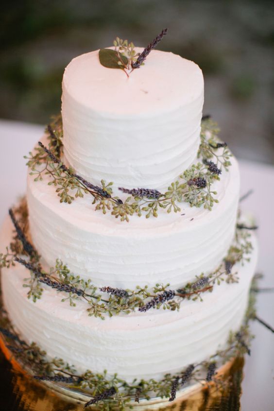 Boho Vintage Wedding Cake