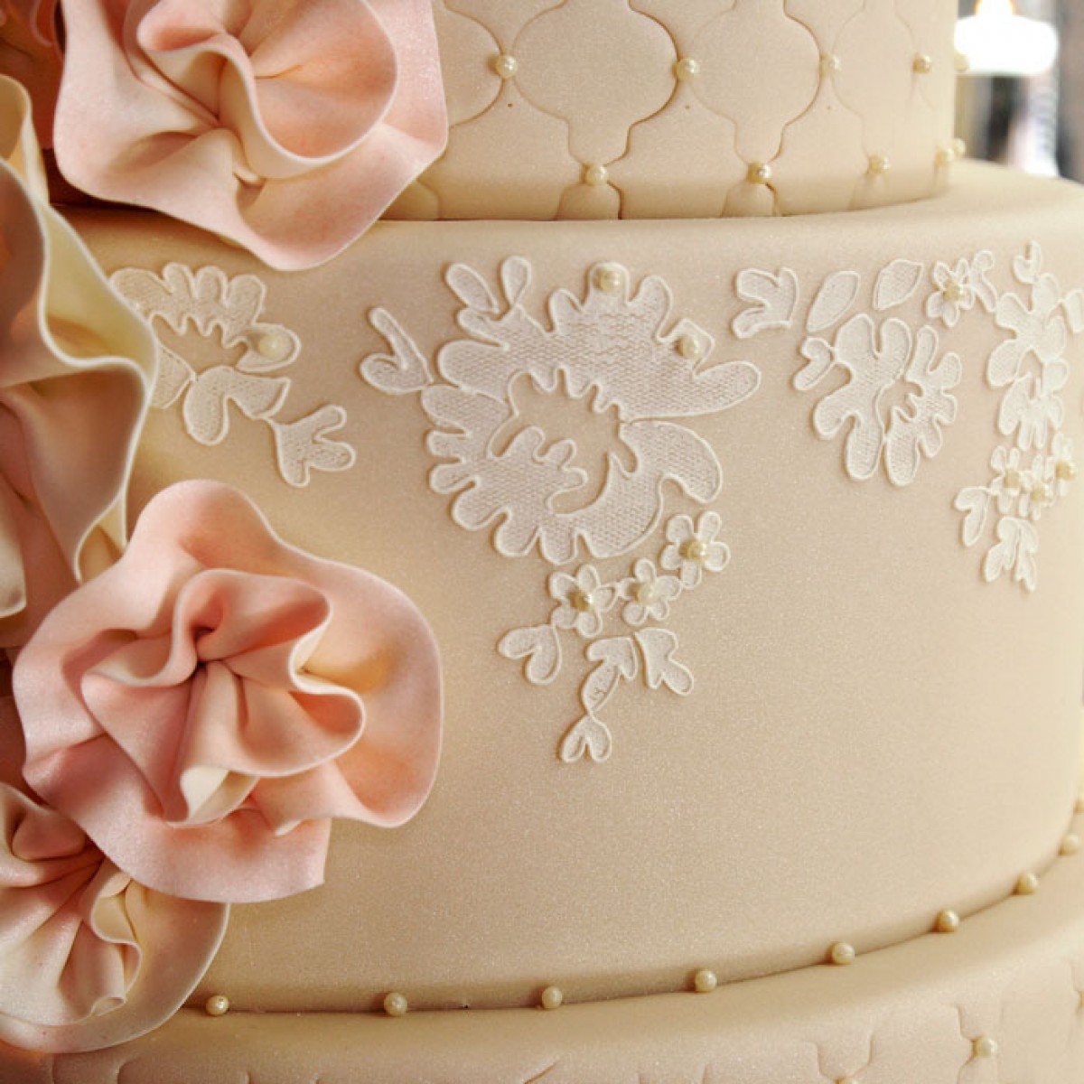 Border Lace Cake Stencils