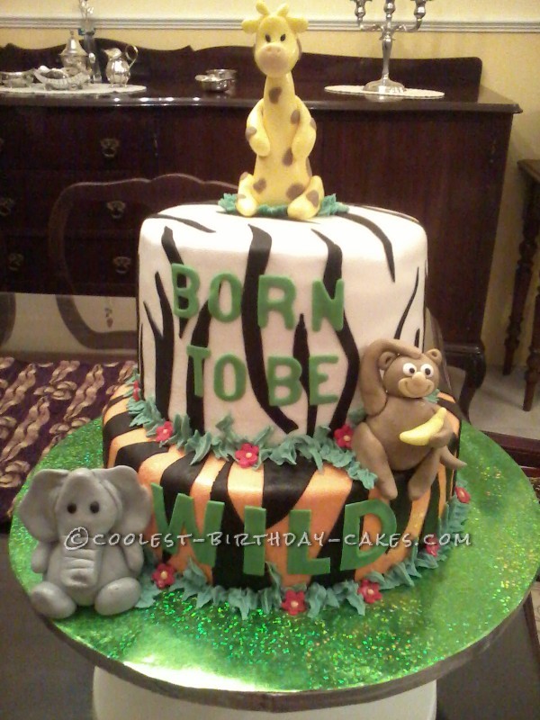 Born to Be Wild Baby Shower Cake Born to Be Wild Baby Shower Cake