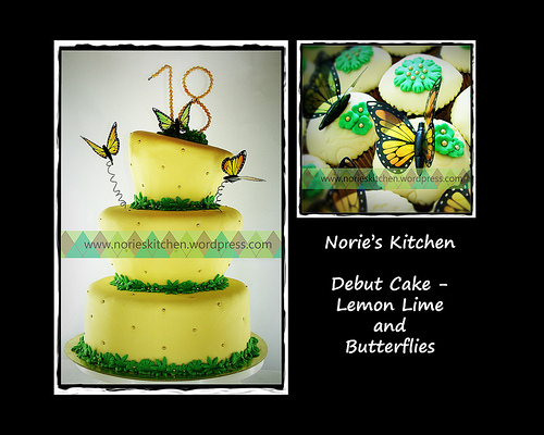 Butterfly Debut Cake