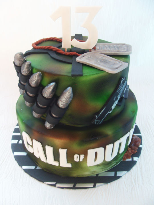 Call Duty Birthday Cakes