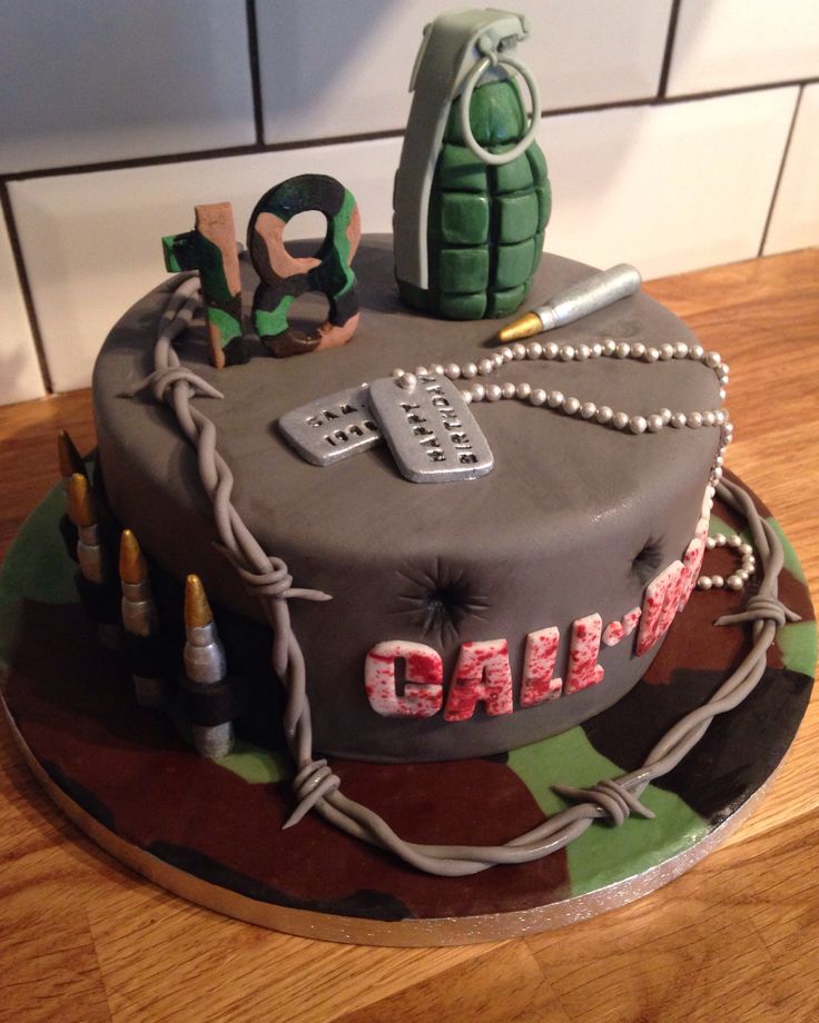 Call of Duty Birthday Cake Ideas