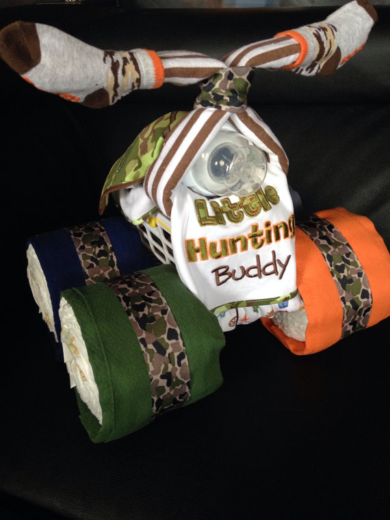 Camo Four Wheeler Diaper Cake