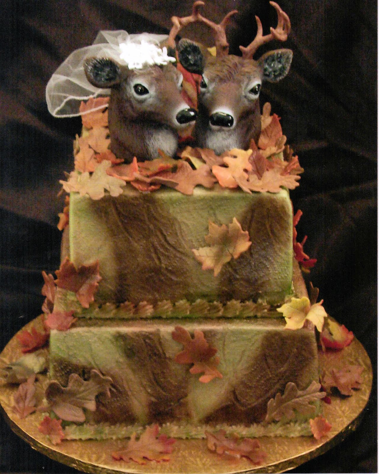 Camo Wedding Cake Ideas