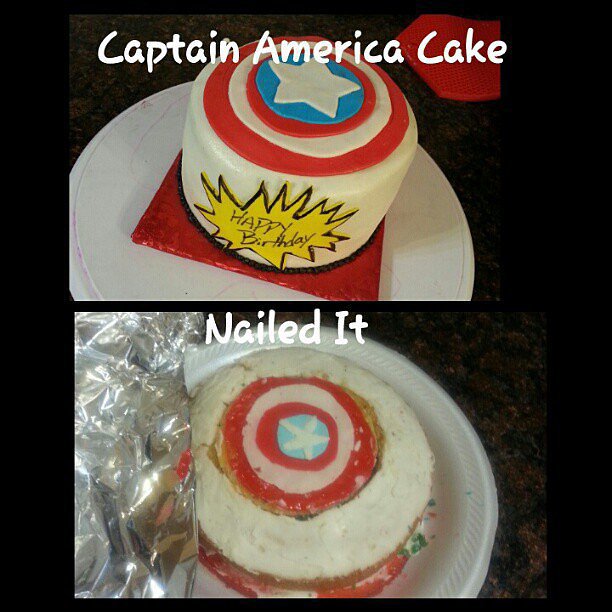 Captain America Cake