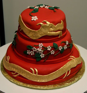 Chinese Dragon Birthday Cake