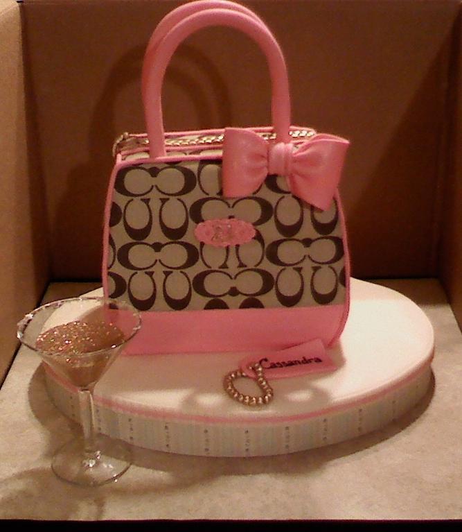 Coach Purse Cake