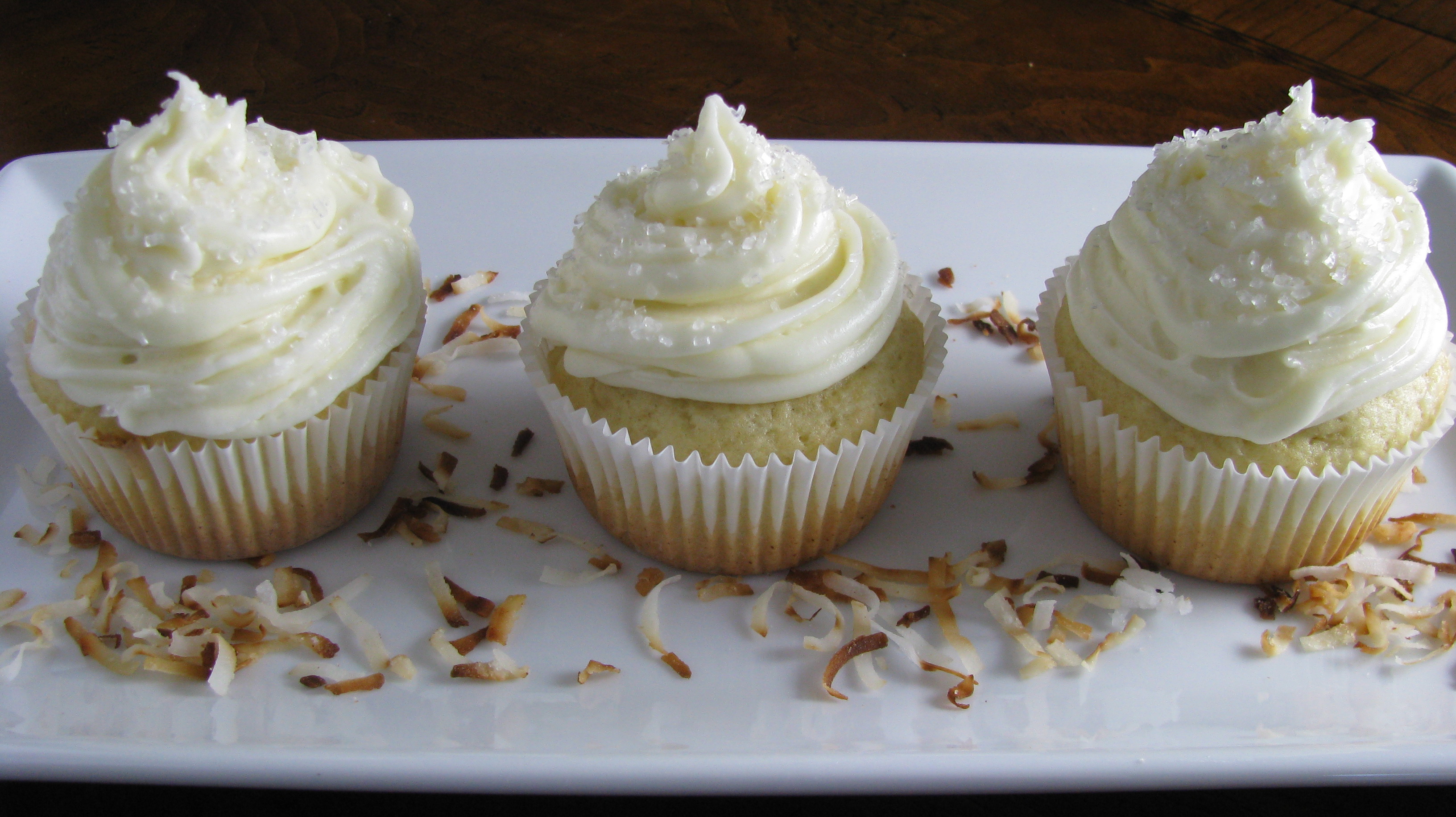 Coconut Rum Cupcakes