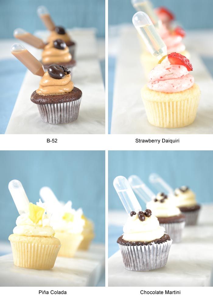 Cupcakes with Pipettes
